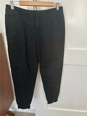 Vince  Women’s Black Linen Joggers